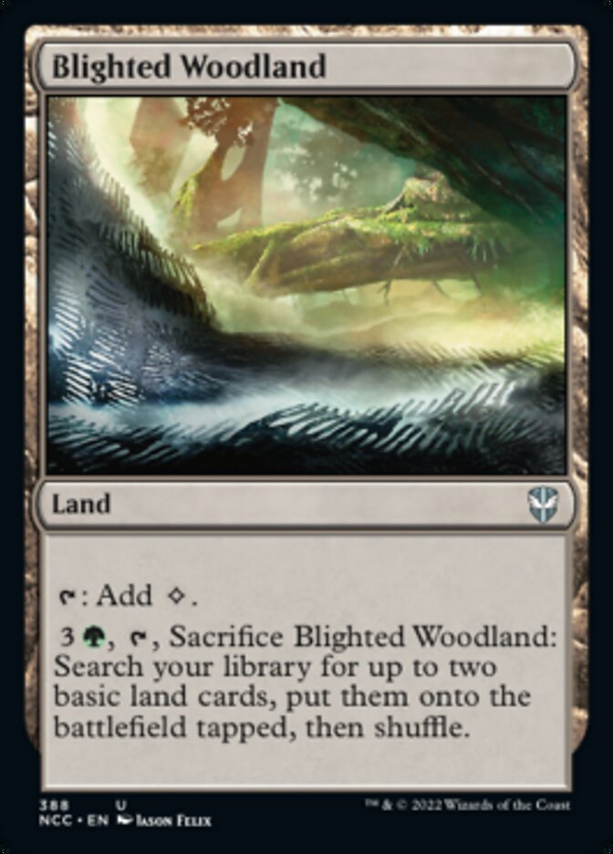 Blighted Woodland [Streets of New Capenna Commander] | Exor Games New Glasgow