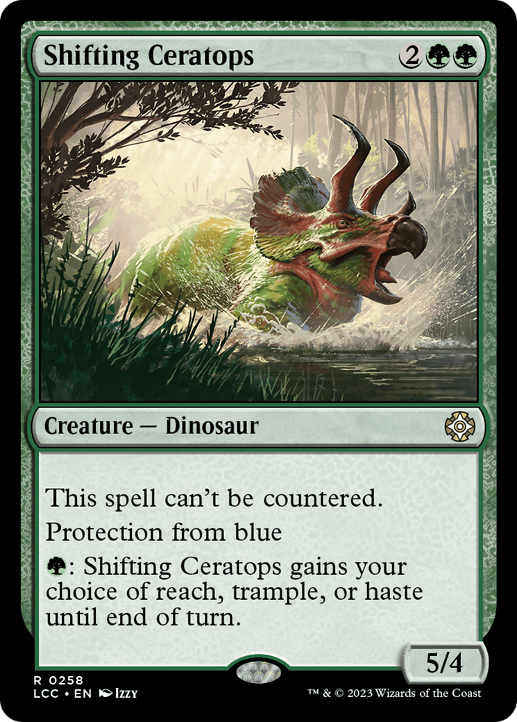 Shifting Ceratops [The Lost Caverns of Ixalan Commander] | Exor Games New Glasgow