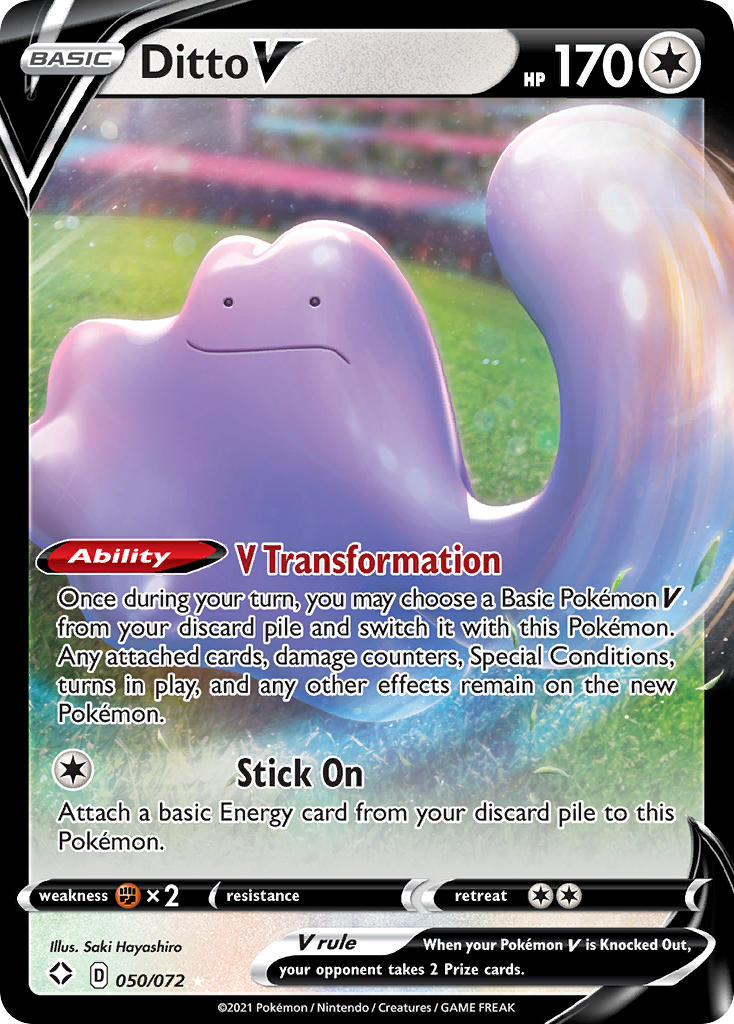 Ditto V (050/072) [Sword & Shield: Shining Fates] | Exor Games New Glasgow