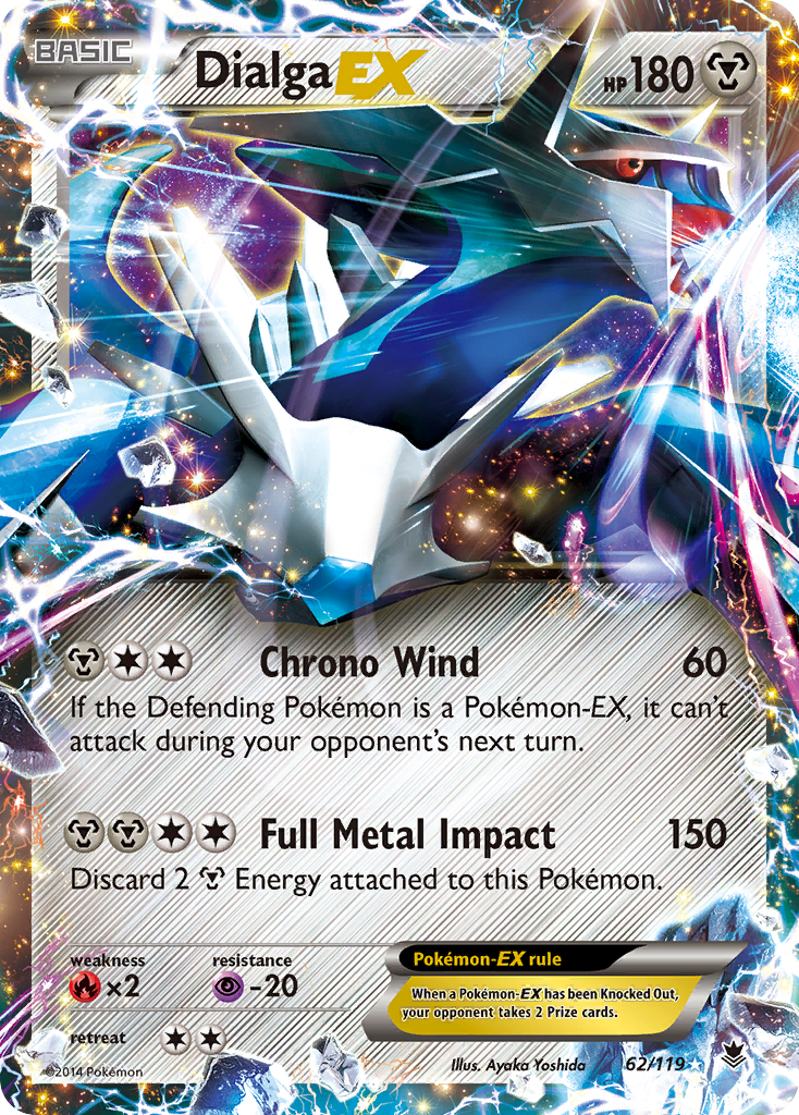 Dialga EX (62/119) [XY: Phantom Forces] | Exor Games New Glasgow