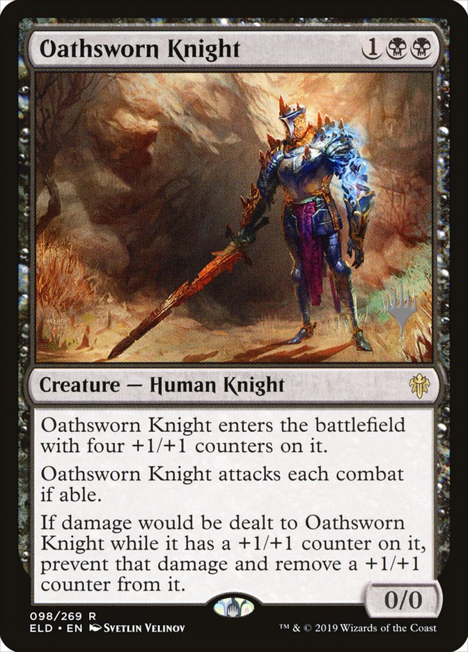 Oathsworn Knight (Promo Pack) [Throne of Eldraine Promos] | Exor Games New Glasgow