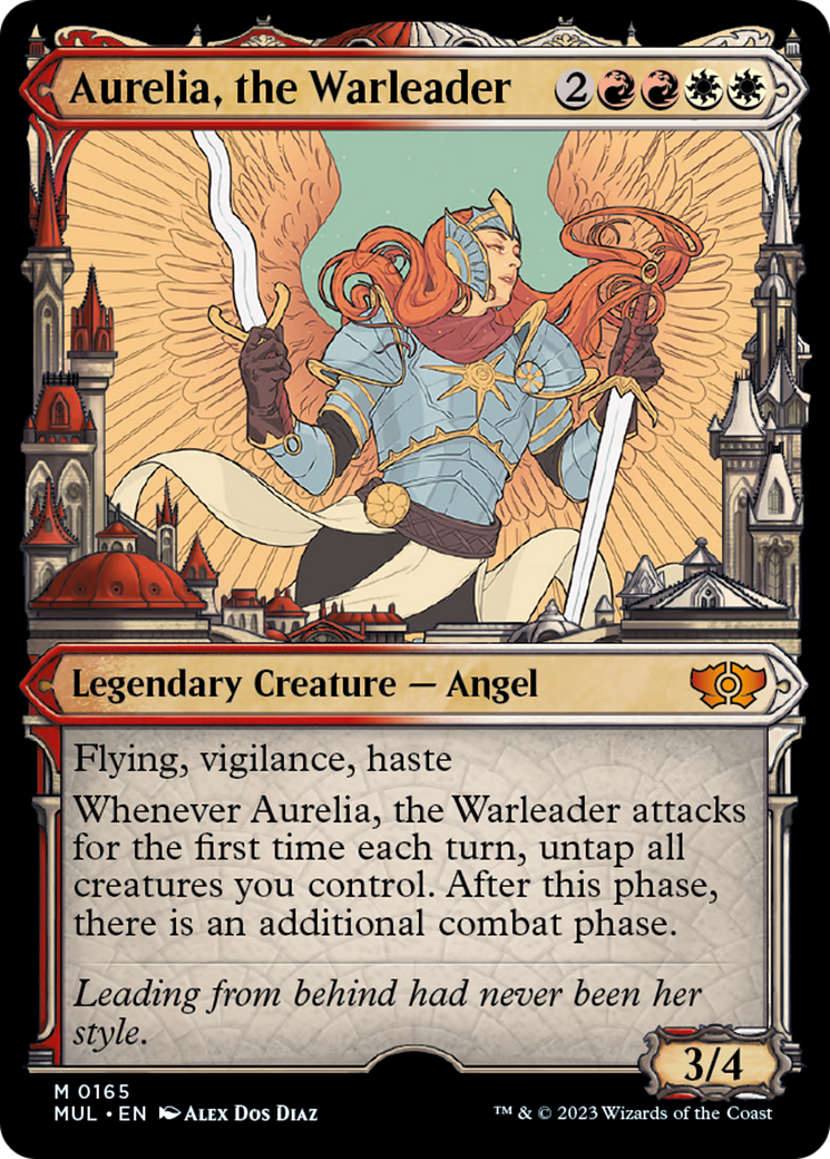 Aurelia, the Warleader (Halo Foil) [Multiverse Legends] | Exor Games New Glasgow