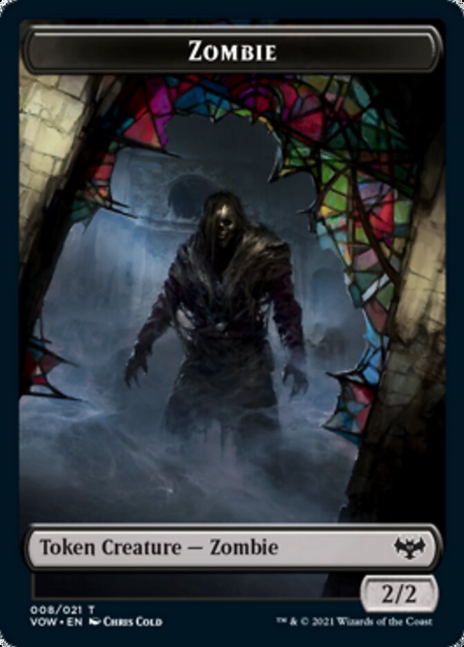 Zombie Token (008) [Innistrad: Crimson Vow Tokens] | Exor Games New Glasgow