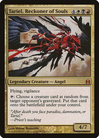 Tariel, Reckoner of Souls [Commander 2011] | Exor Games New Glasgow