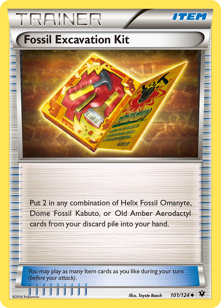 Fossil Excavation Kit (101/124) [XY: Fates Collide] | Exor Games New Glasgow