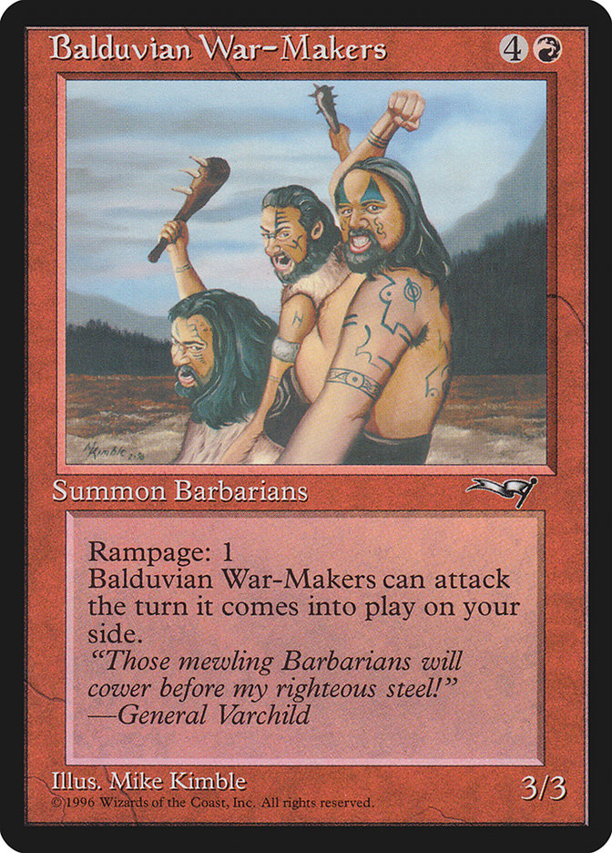 Balduvian War-Makers (Treeline Background) [Alliances] | Exor Games New Glasgow