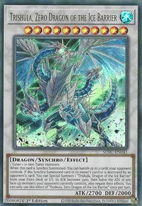 Trishula, Zero Dragon of the Ice Barrier [SDFC-EN041] Ultra Rare | Exor Games New Glasgow