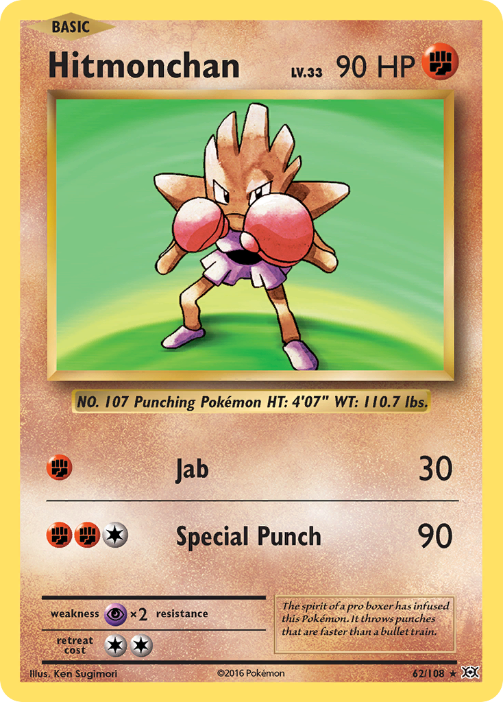 Hitmonchan (62/108) [XY: Evolutions] | Exor Games New Glasgow