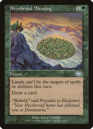 Skyshroud Blessing [Planeshift] | Exor Games New Glasgow