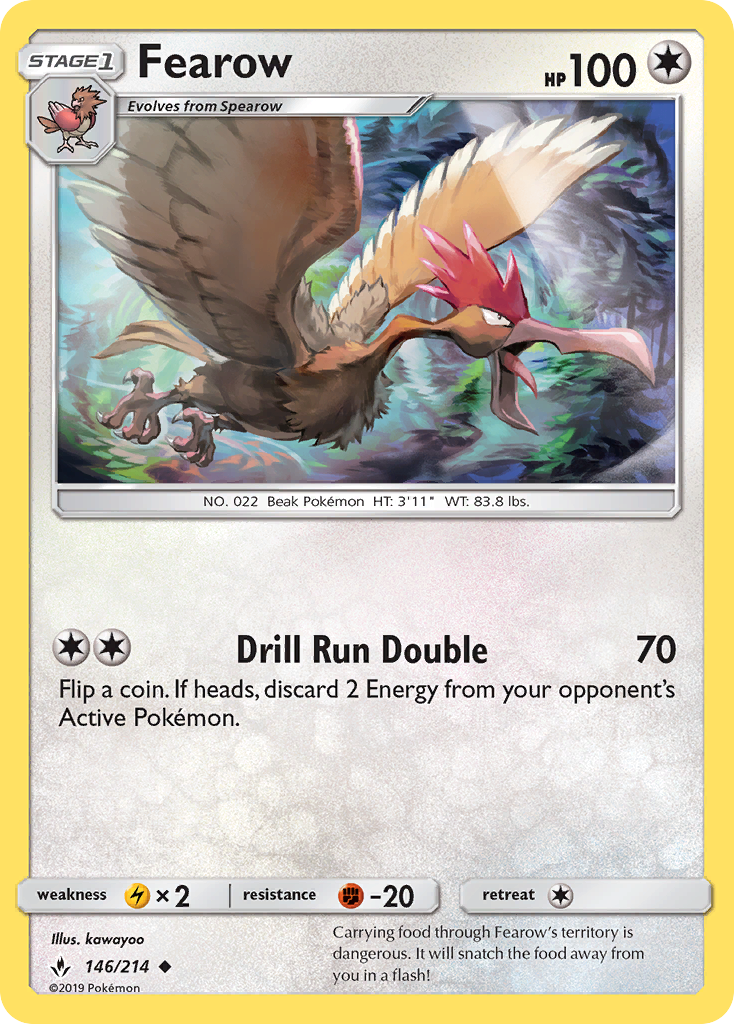 Fearow (146/214) [Sun & Moon: Unbroken Bonds] | Exor Games New Glasgow