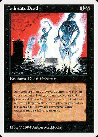 Animate Dead [Summer Magic / Edgar] | Exor Games New Glasgow