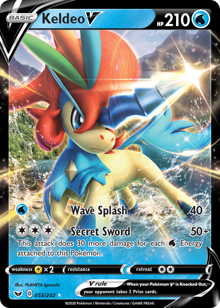 Keldeo V (053/202) [Sword & Shield: Base Set] | Exor Games New Glasgow