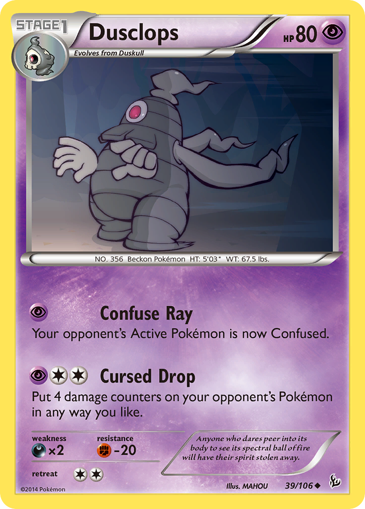 Dusclops (39/106) [XY: Flashfire] | Exor Games New Glasgow