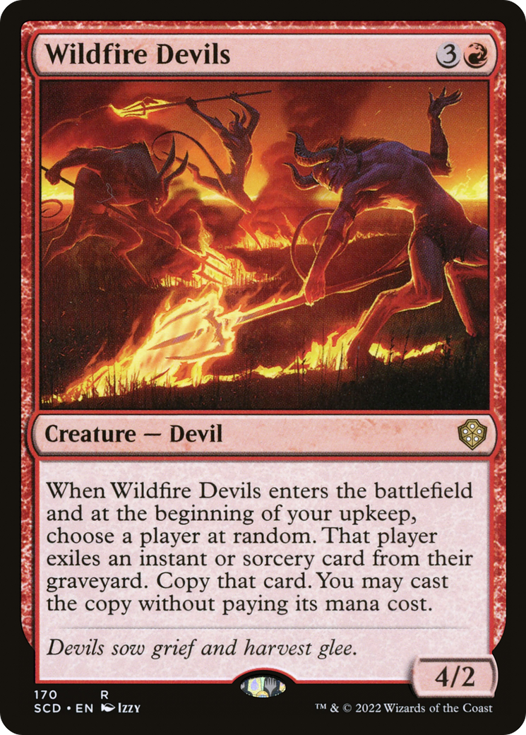 Wildfire Devils [Starter Commander Decks] | Exor Games New Glasgow