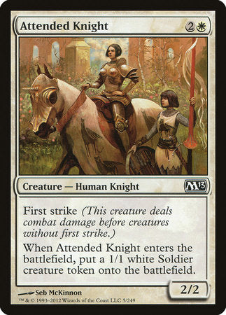 Attended Knight [Magic 2013] | Exor Games New Glasgow