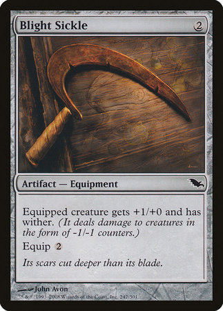 Blight Sickle [Shadowmoor] | Exor Games New Glasgow