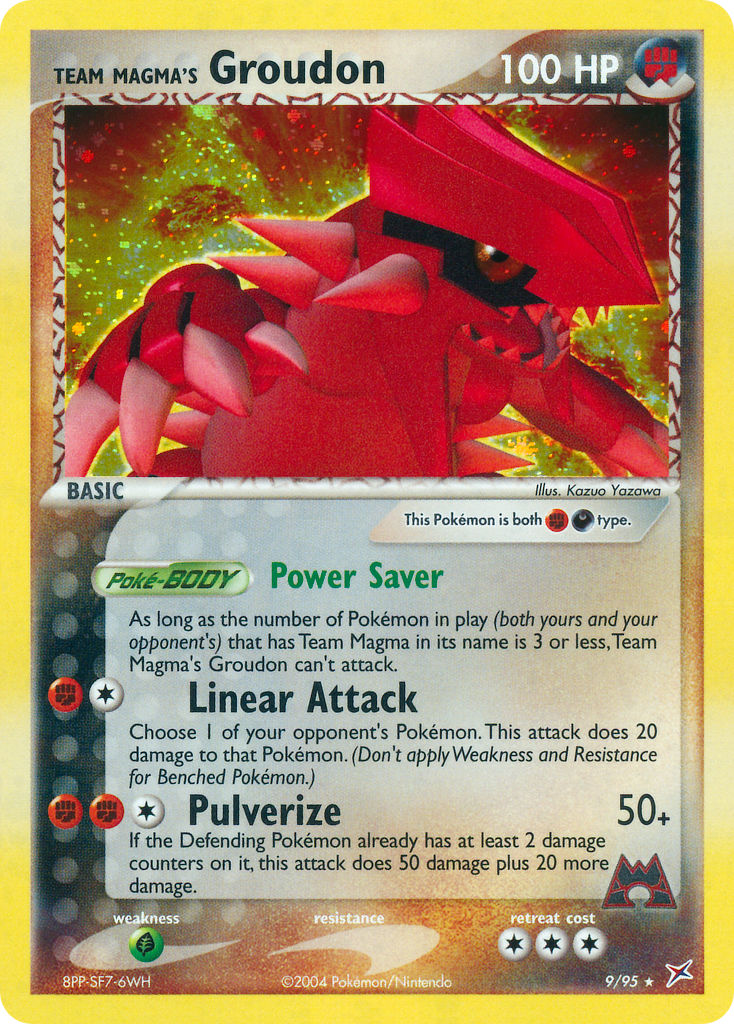 Team Magma's Groudon (9/95) (Theme Deck Exclusive) [EX: Team Magma vs Team Aqua] | Exor Games New Glasgow