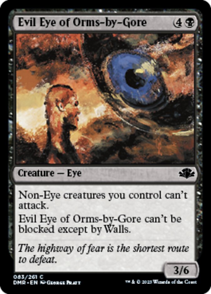 Evil Eye of Orms-by-Gore [Dominaria Remastered] | Exor Games New Glasgow