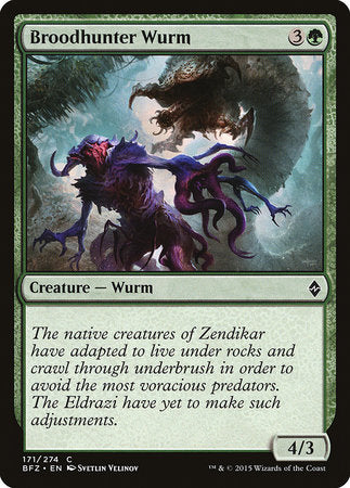 Broodhunter Wurm [Battle for Zendikar] | Exor Games New Glasgow