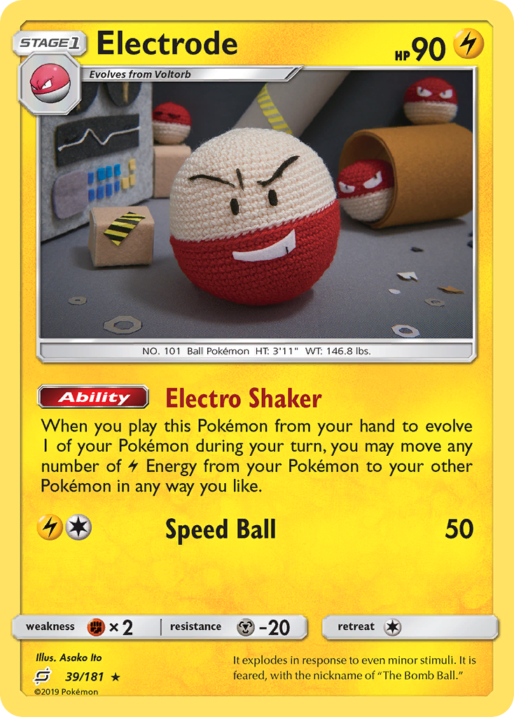 Electrode (39/181) [Sun & Moon: Team Up] | Exor Games New Glasgow