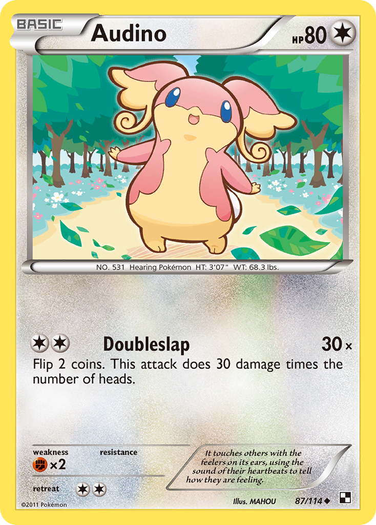 Audino (87/114) [Black & White: Base Set] | Exor Games New Glasgow