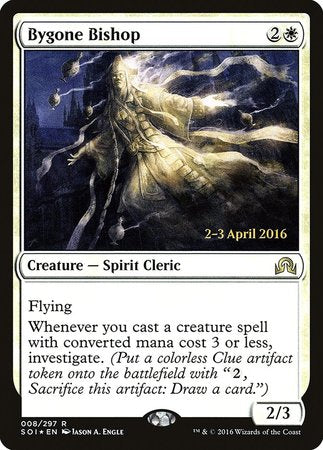 Bygone Bishop [Shadows over Innistrad Promos] | Exor Games New Glasgow