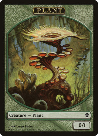 Plant Token [Worldwake Tokens] | Exor Games New Glasgow