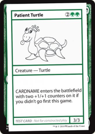 Patient Turtle (2021 Edition) [Mystery Booster Playtest Cards] | Exor Games New Glasgow