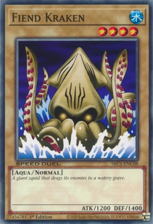 Fiend Kraken [SBC1-ENC08] Common | Exor Games New Glasgow