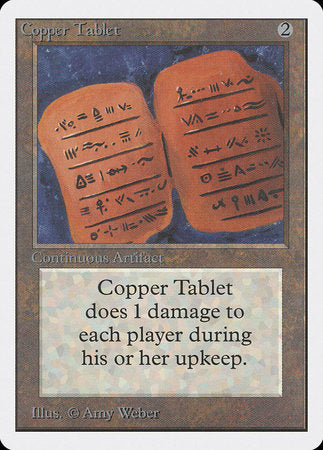 Copper Tablet [Unlimited Edition] | Exor Games New Glasgow