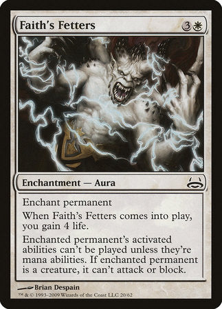 Faith's Fetters [Duel Decks: Divine vs. Demonic] | Exor Games New Glasgow