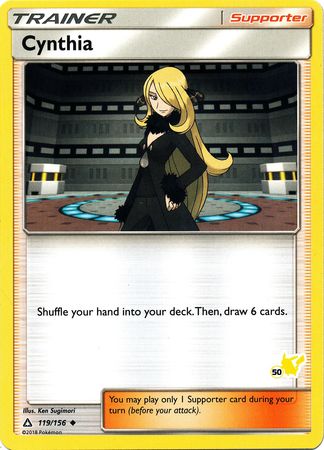 Cynthia (119/156) (Pikachu Stamp #50) [Battle Academy 2020] | Exor Games New Glasgow