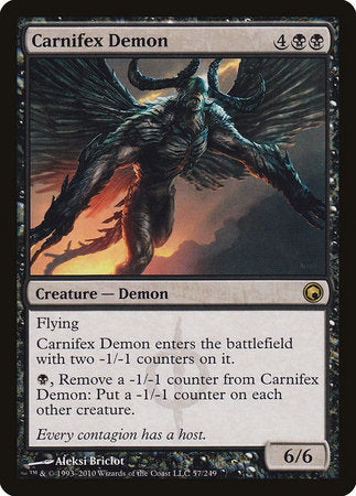 Carnifex Demon [Scars of Mirrodin] | Exor Games New Glasgow