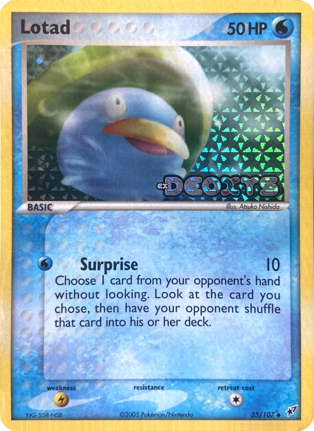 Lotad (35/107) (Stamped) [EX: Deoxys] | Exor Games New Glasgow