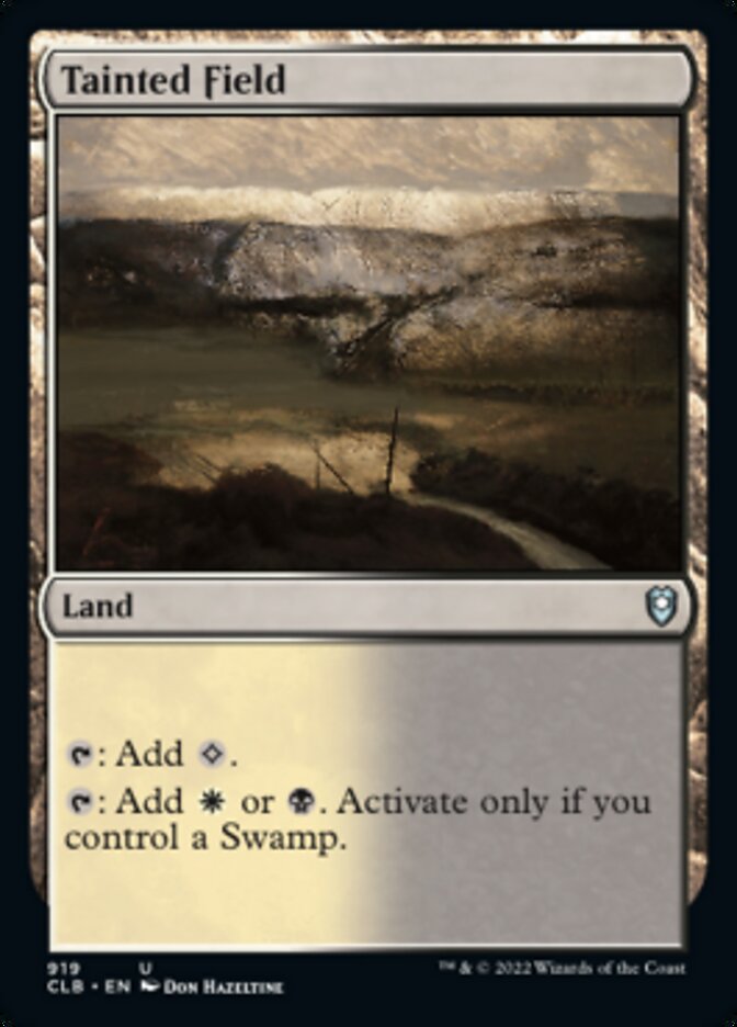 Tainted Field [Commander Legends: Battle for Baldur's Gate] | Exor Games New Glasgow