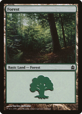 Forest (316) [Commander 2011] | Exor Games New Glasgow