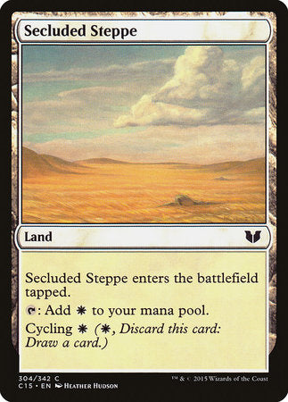 Secluded Steppe [Commander 2015] | Exor Games New Glasgow