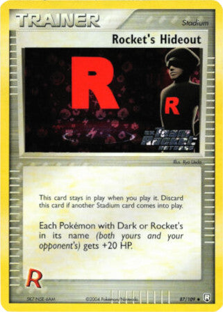 Rocket's Hideout (87/109) (Stamped) [EX: Team Rocket Returns] | Exor Games New Glasgow