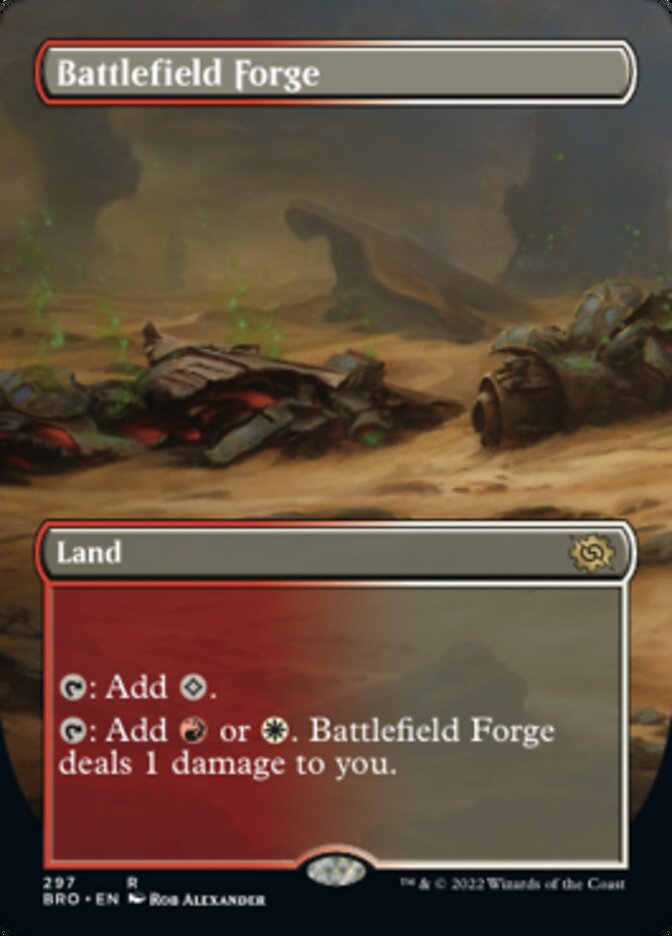 Battlefield Forge (Borderless Alternate Art) [The Brothers' War] | Exor Games New Glasgow