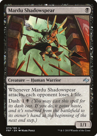 Mardu Shadowspear [Fate Reforged] | Exor Games New Glasgow