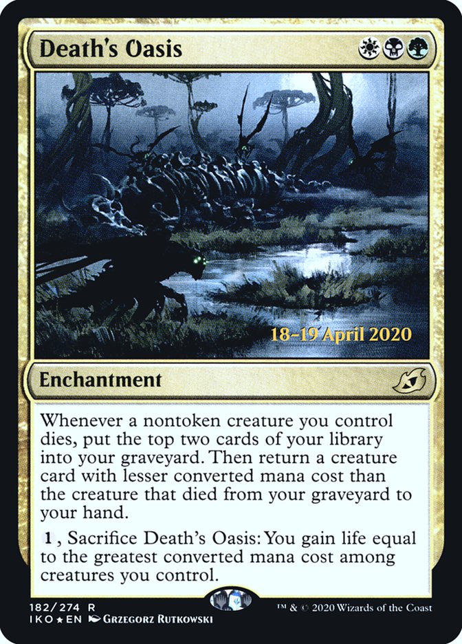 Death's Oasis  [Ikoria: Lair of Behemoths Prerelease Promos] | Exor Games New Glasgow