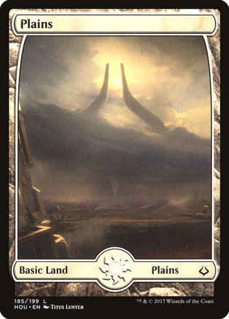 Plains (185) - Full Art [Hour of Devastation] | Exor Games New Glasgow