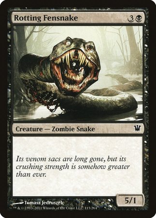 Rotting Fensnake [Innistrad] | Exor Games New Glasgow