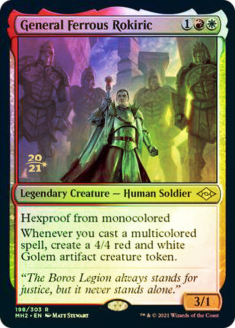 General Ferrous Rokiric [Modern Horizons 2 Prerelease Promos] | Exor Games New Glasgow