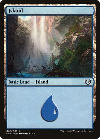 Island (35) [Duel Decks: Blessed vs. Cursed] | Exor Games New Glasgow