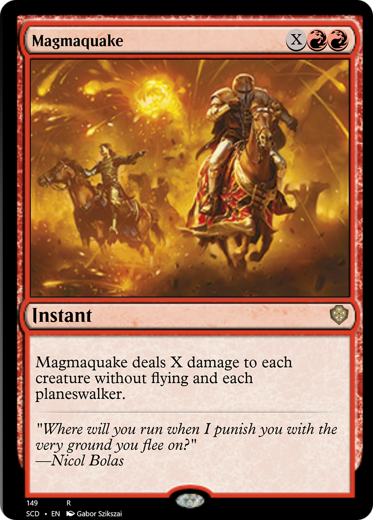 Magmaquake [Starter Commander Decks] | Exor Games New Glasgow