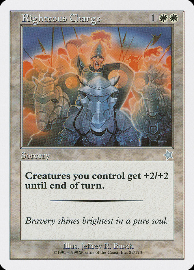 Righteous Charge [Starter 1999] | Exor Games New Glasgow