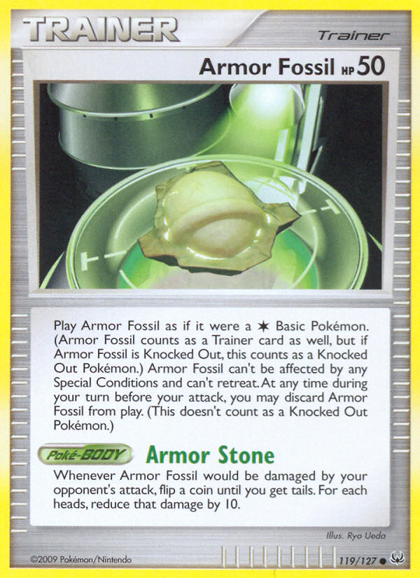 Armor Fossil (119/127) [Platinum: Base Set] | Exor Games New Glasgow