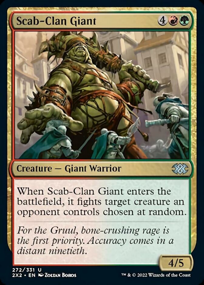 Scab-Clan Giant [Double Masters 2022] | Exor Games New Glasgow