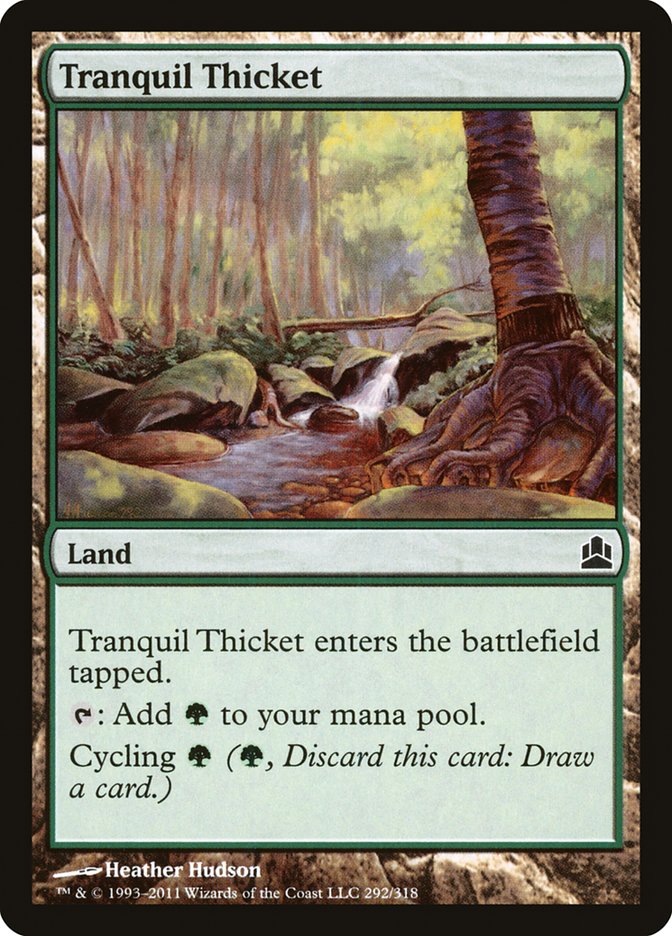 Tranquil Thicket [Commander 2011] | Exor Games New Glasgow